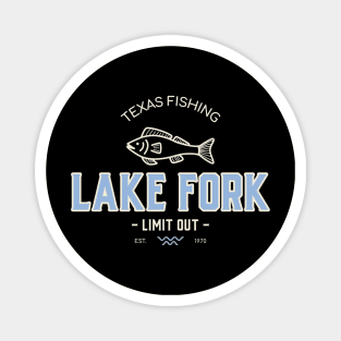 LAKE FORK FISHING T-SHIRT Magnet